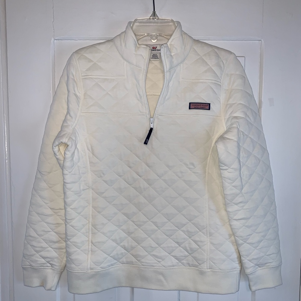 Vineyard Vines Allover Quilted Shep Shirt 1/4 Zip - Picture 16 of 16